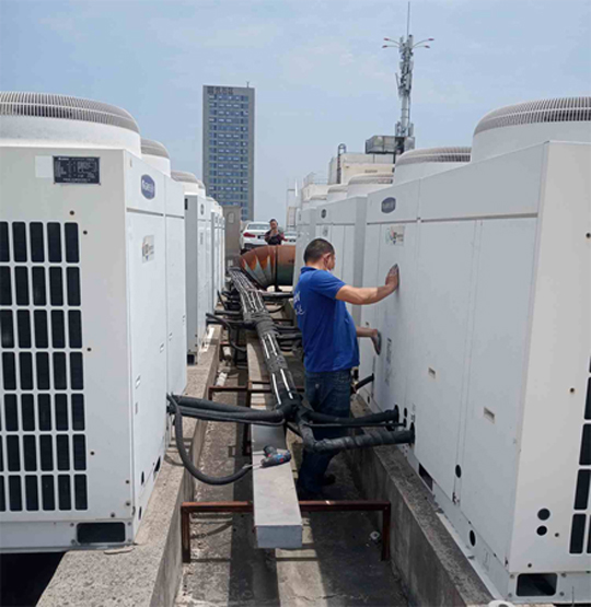 洛川中央空调制热和不制冷系统维修方法